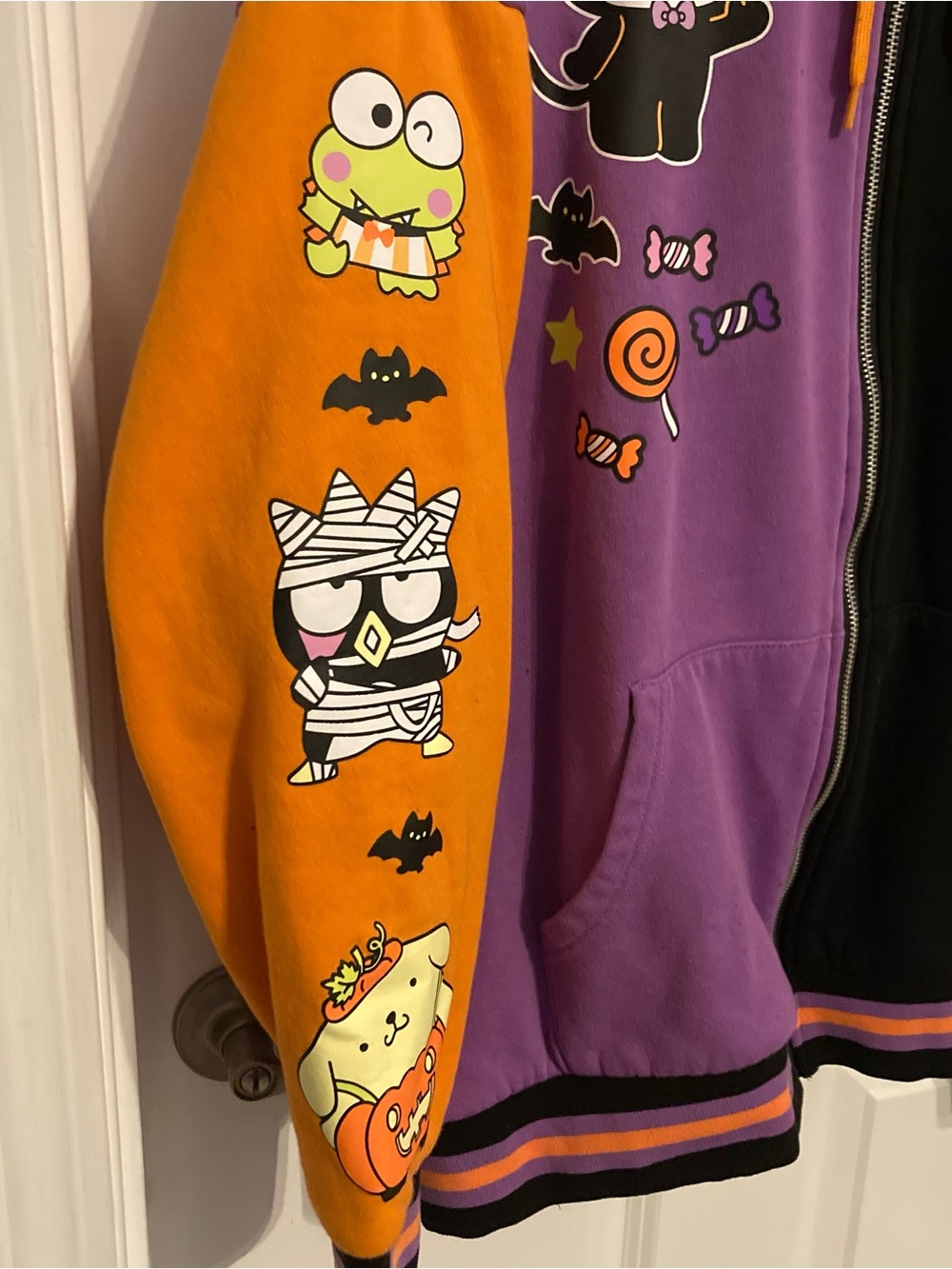 Hello Kitty and Friends Colorblock Halloween Hoodie - Picture 2 of 6